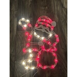 Vintage Christmas Silhouettes Light Up Santa Decor - Shipped In Different Box*